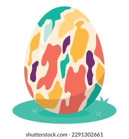 Isolated colored easter egg icon Vector