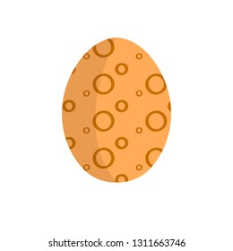 Isolated colored easter egg. Vector illustration design
