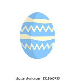 Isolated colored easter egg. Vector illustration design