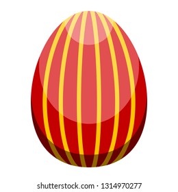 Isolated colored easter egg. Vector illustration design