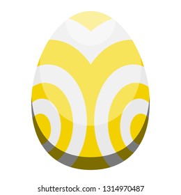 Isolated colored easter egg. Vector illustration design