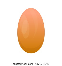 Isolated colored eggshell image. Vector illustration design