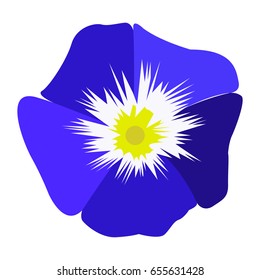 Isolated colored flower on a white background, Vector illustration