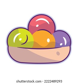 Isolated colored ice cream icon Vector
