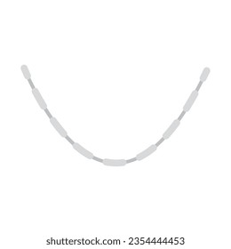 Isolated colored jewelry necklace icon Vector