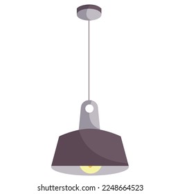Isolated colored lamp icon image Vector