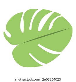 Isolated colored leaf sketch icon