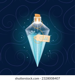 Isolated colored magical potion elixir Vector illustration