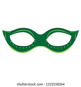 Isolated colored mardi gras mask. Vector illustration design