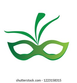 Isolated colored mardi gras mask. Vector illustration design