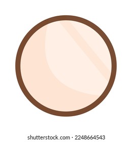 Isolated colored mirror icon image Vector