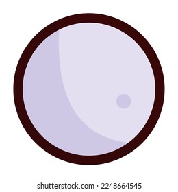 Isolated colored mirror icon image Vector