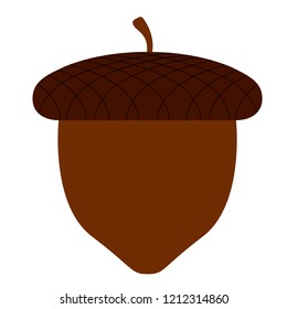 Isolated colored nut image. Thanksgiving day. Vector illustration design
