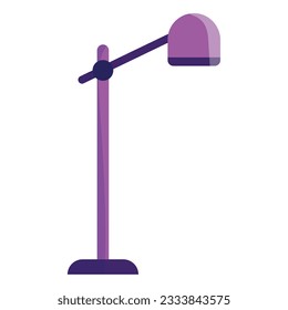 Isolated colored office lamp icon Vector