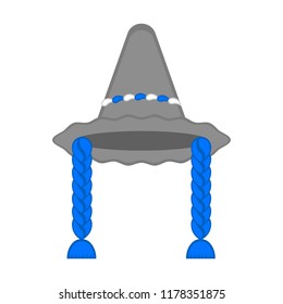 Isolated colored oktoberfest hat