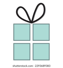 Isolated colored party gift icon Vector