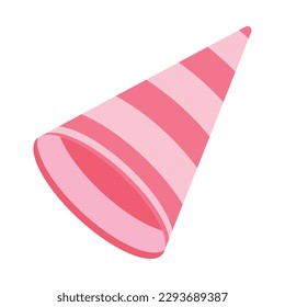 Icono de sombrero de partido aislado Vector