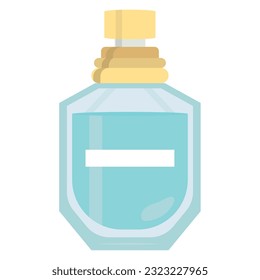 Isolated colored perfume bottle icon Vector