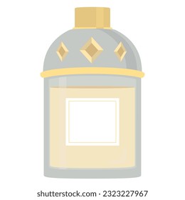 Isolated colored perfume bottle icon Vector