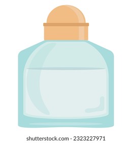 Isolated colored perfume bottle icon Vector
