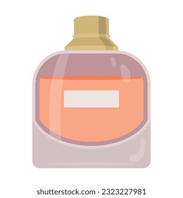 Icono de botella de perfume de color aislado Vector