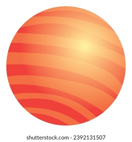 Isolated colored planet icon Vector illustration