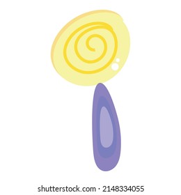 Icono de paleta de color aislado Vector de diseño de corte