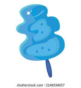 Isolated colored popsicle icon Cute design Vector