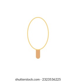 Isolated colored popsicle outline icon Vector