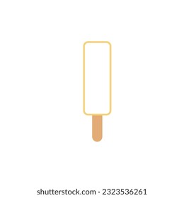 Icono de contorno de paleta de color aislado Vector
