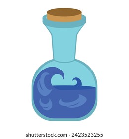 Isolated colored retro videogame potion icon Vector illustration