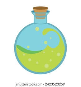 Isolated colored retro videogame potion icon Vector illustration