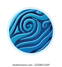 Isolated colored sci fi planet icon Vector illustration