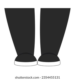 Icono de ropa de zapatos de colores aislados Vector