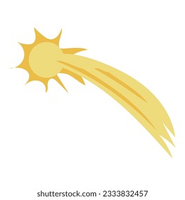 Icono de estrella de disparo aislado de color Vector