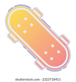 Isolated colored skateboard sport icon Vector illustration