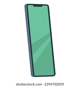 Isolated colored smartphone device image Vector