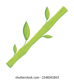 Isolated colored spa bamboo icon Flat design Vector