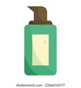 Isolierte farbige Badeflasche - Produktsymbol Vektorsymbol