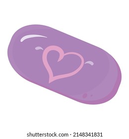 Isolated colored spa soap icon Vector