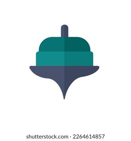 Icono de juguete de espín de color aislado Vector