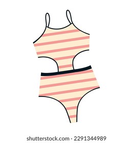 Isolated colored summer bikini icon Vector