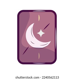 Isolated colored tarot astrology card icon Vector
