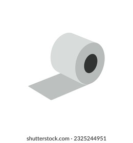 Isolated colored toilet paper icon Vector