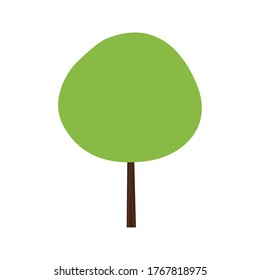 Isolated colored tree icon - Vector illustration design