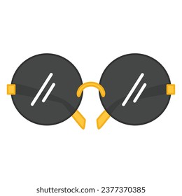 Isolierte farbige trendige Brillen-Symbol Vektor