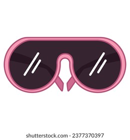 Isolated colored trending eyeglasses icon Vector