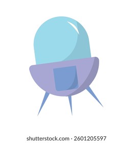 Isolated colored ufo spaceship icon Vector