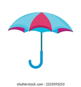 Isolated colored umbrella icon image Vector