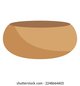 Isolated colored washbasin icon image Vector